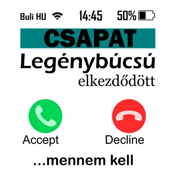 legénybúcsú telefonos csapat-Női V-nyakú póló