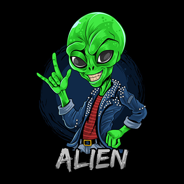 Alien-Női V-nyakú póló