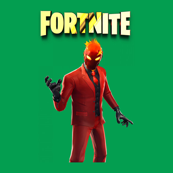 Inferno Fortnite-Női V-nyakú póló