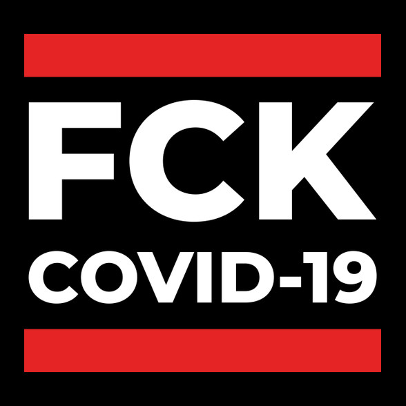 FCK COVID-Női V-nyakú póló