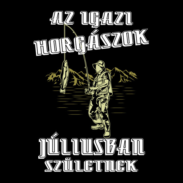 Júliusi horgász-Női V-nyakú póló