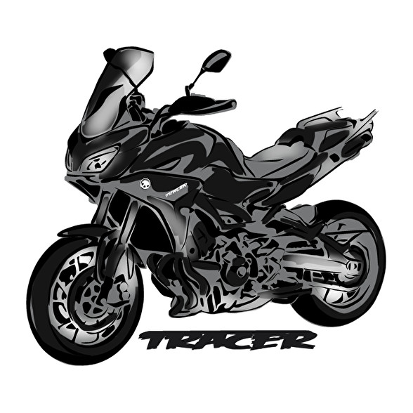 yamaha tracer-Női V-nyakú póló