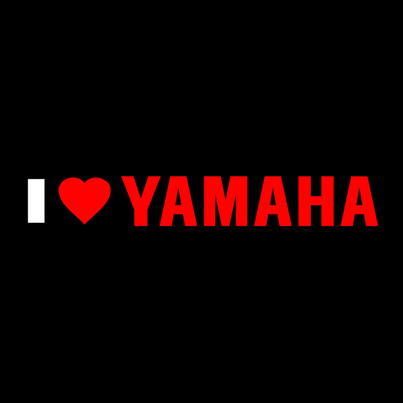 I love Yamaha-Női V-nyakú póló