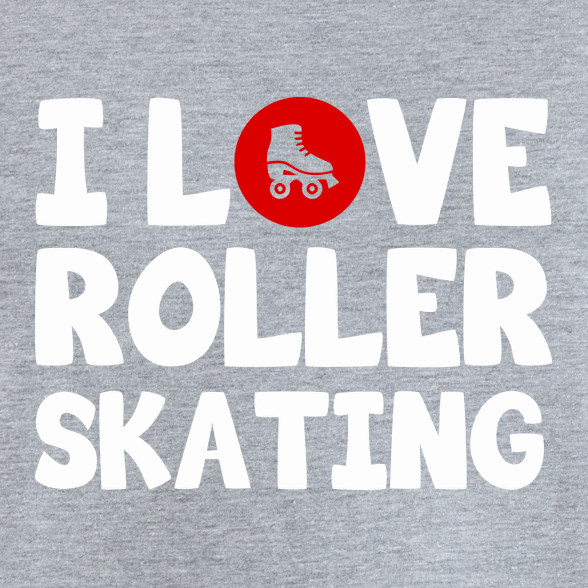 I love roller skating-Női hosszú ujjú póló