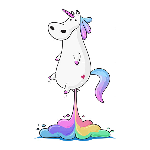 Unicornis fart  RAINBOW-Női hosszú ujjú póló