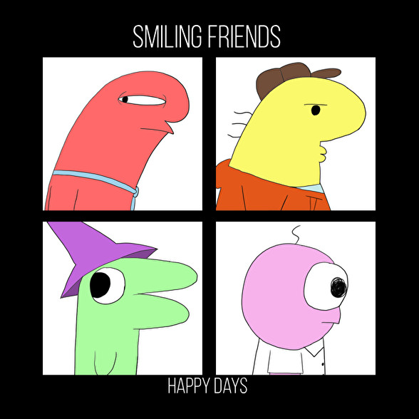 Smiling Friends-Női hosszú ujjú póló