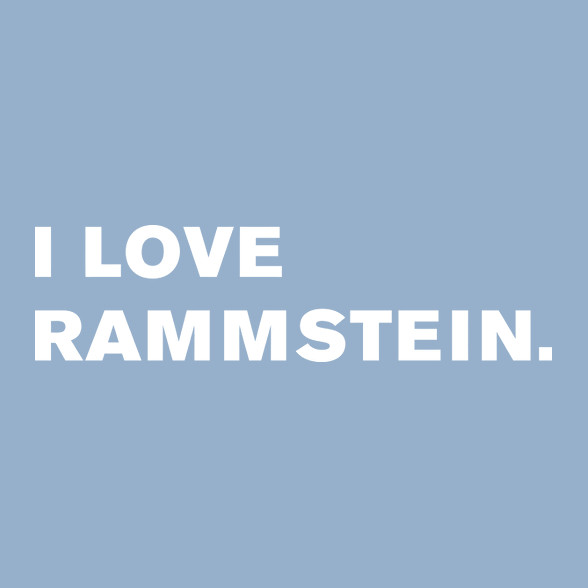 I love Rammstein.-Női hosszú ujjú póló