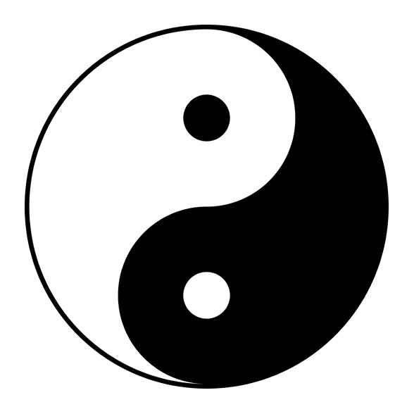 Yin-Yang-Női hosszú ujjú póló