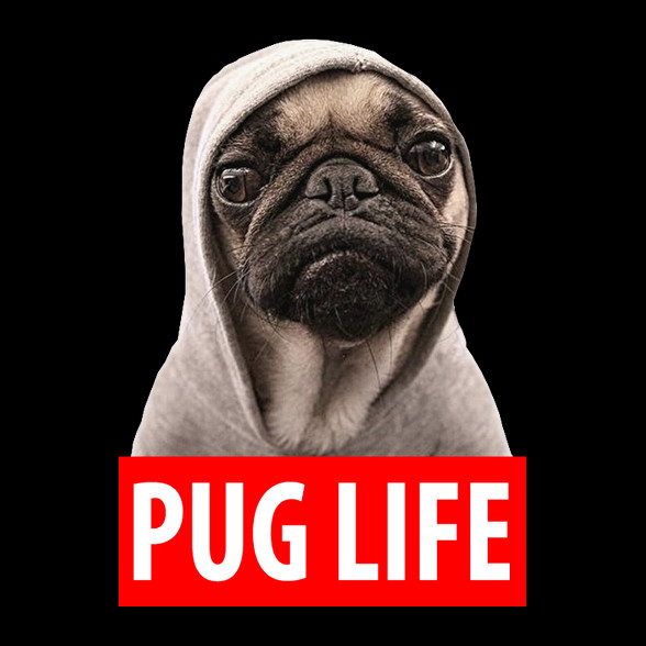 Pug Life-Női hosszú ujjú póló