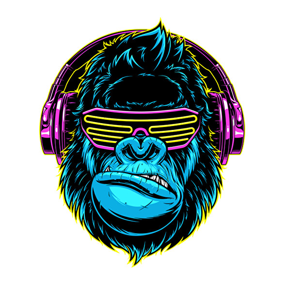 Gorilla DJ-Női hosszú ujjú póló