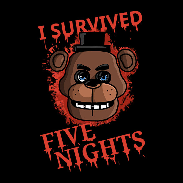 I survived five nights-Női hosszú ujjú póló