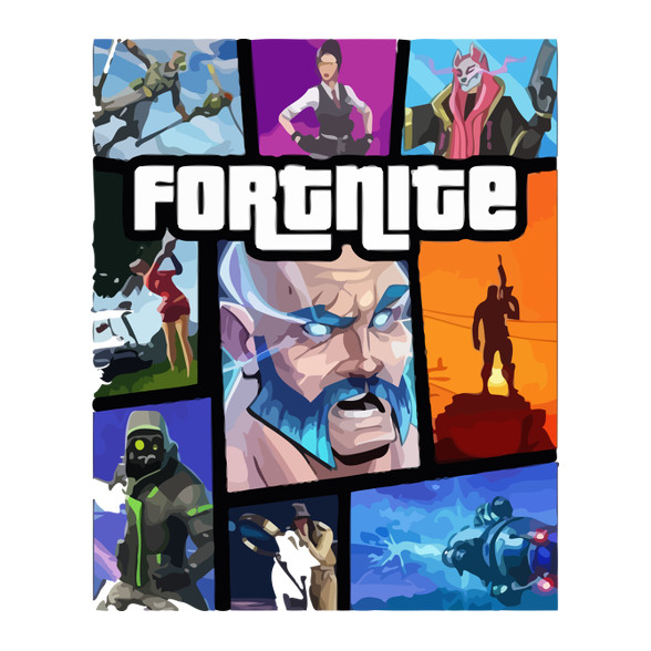 Fortnite GTA Edition-Női hosszú ujjú póló