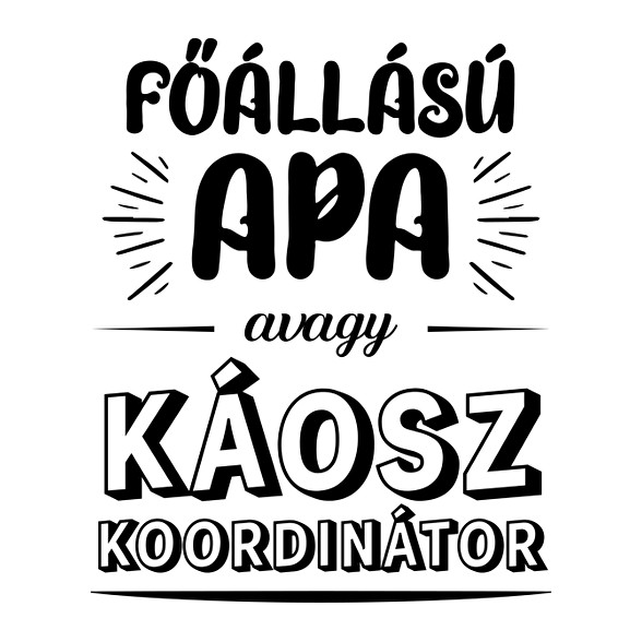 Főállású apa-Női hosszú ujjú póló