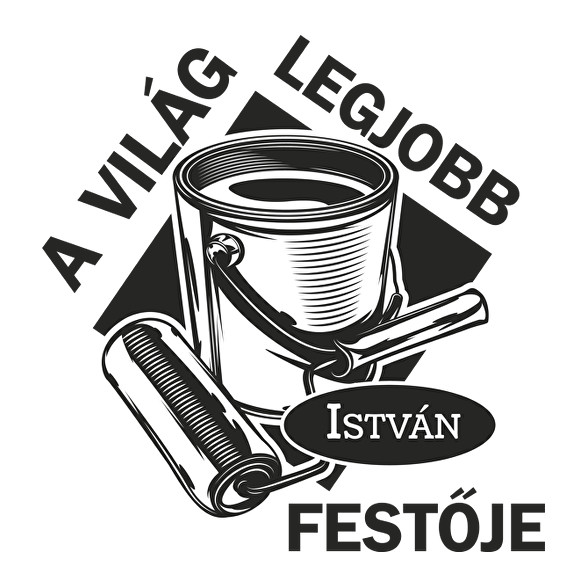 A világ legjobb festője - Névvel -Női hosszú ujjú póló