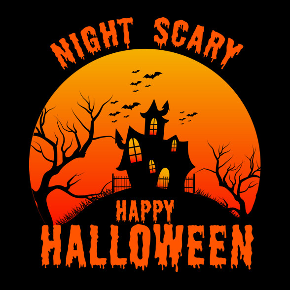 Nigh Scary Halloween-Női hosszú ujjú póló