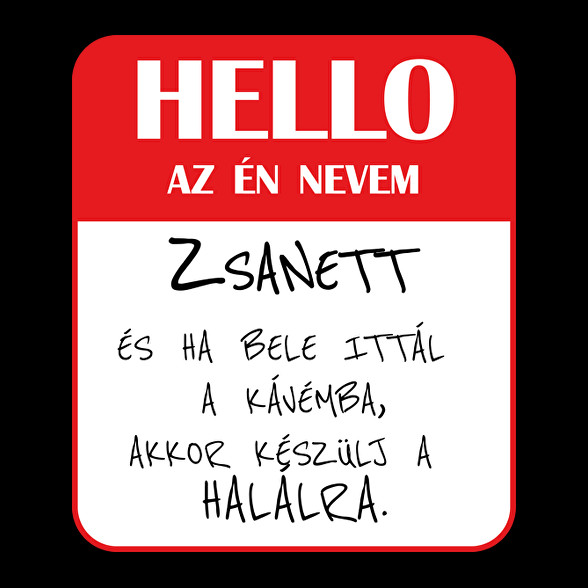 Hello az én nevem - Bögre-Női hosszú ujjú póló