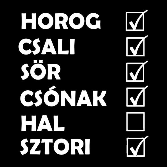 Csak hal nincs-Női hosszú ujjú póló