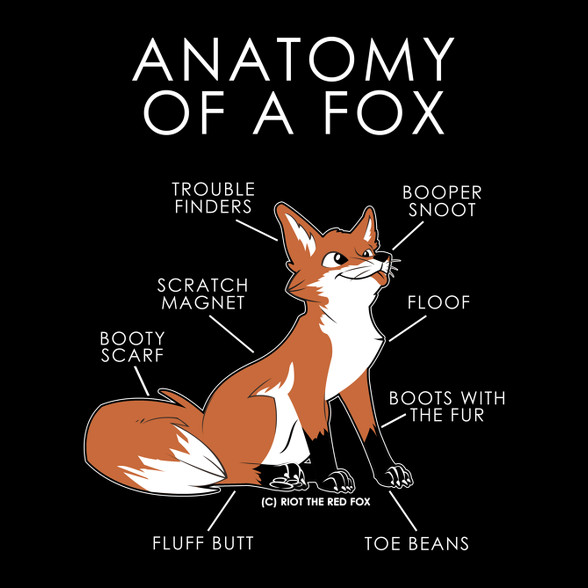 Anatomy of a fox-Gyerek póló