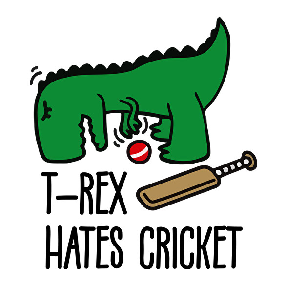 T-rex hates cricket-Gyerek póló