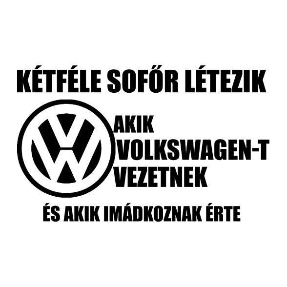 Kétféle VW Sofőr-Gyerek póló