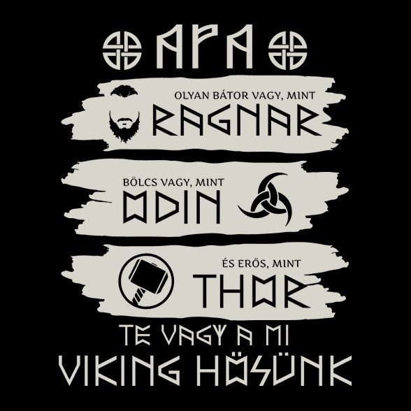 Viking apa-Gyerek póló