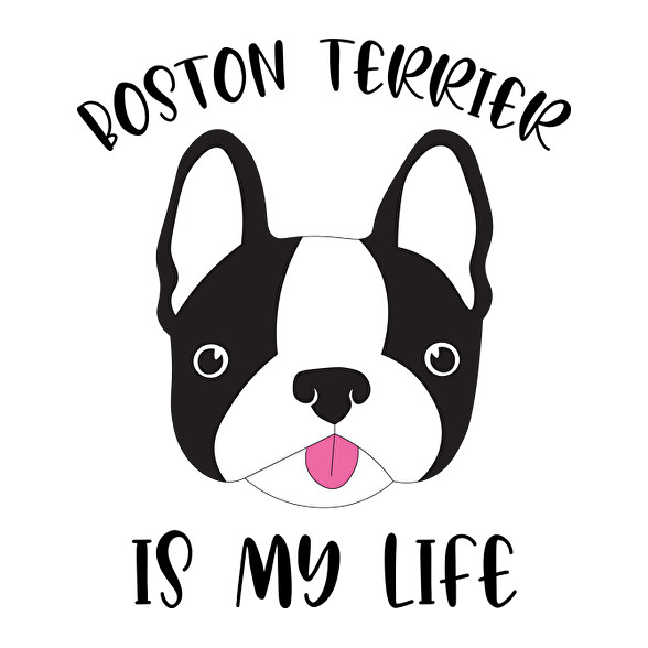 Boston terrier is my life-Gyerek póló