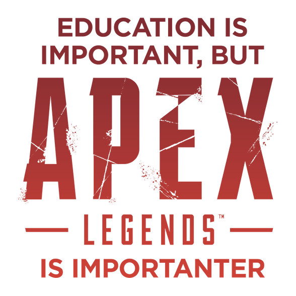 Apex Is Importanter (Red)-Gyerek póló