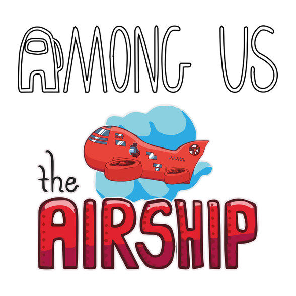 Among us airship-Gyerek póló