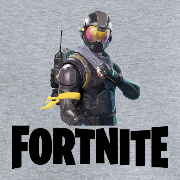 Fortnite #6 /Black/-Gyerek póló