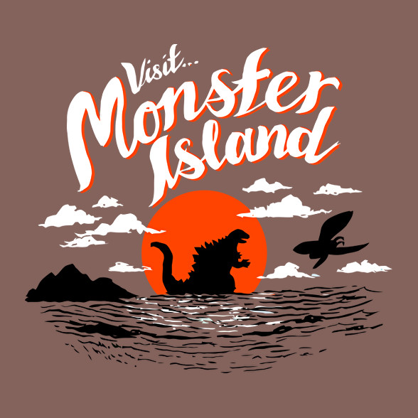 Visit Monster Island-Gyerek póló