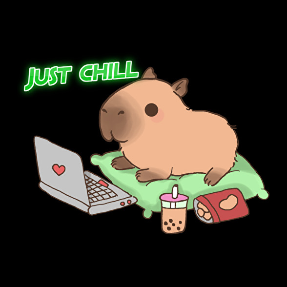 Just chill - Capybara-Gyerek póló