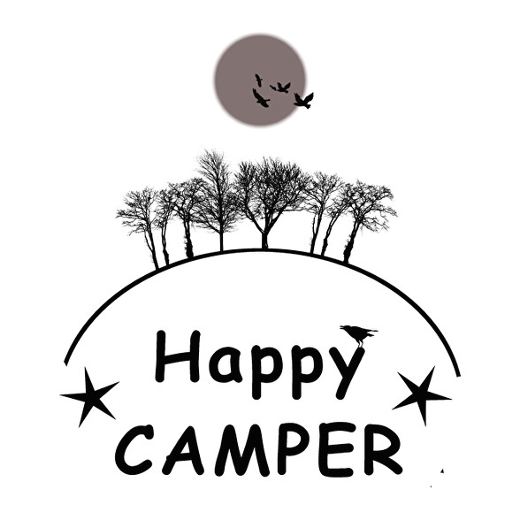 HAPPY CAMPER FF-Párnahuzat, Díszpárnahuzat