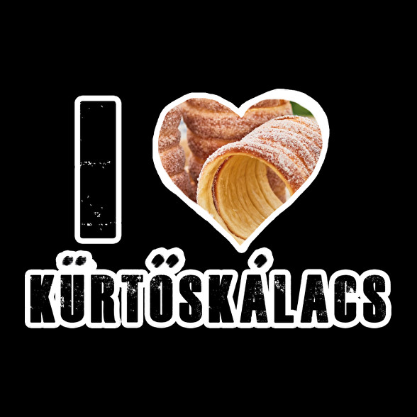 I Love Kürtőskalács-Párnahuzat, Díszpárnahuzat