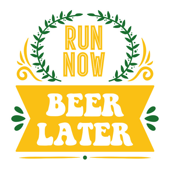 Run now - Beer later-Párnahuzat, Díszpárnahuzat