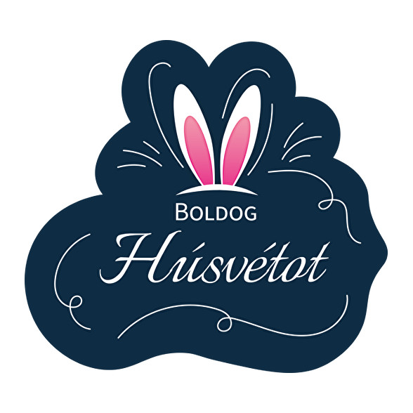 Boldog Húsvétot - Nyuszifüllel-Párnahuzat, Díszpárnahuzat