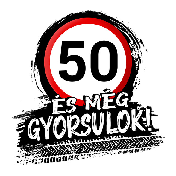 50 és még gyorsulok-Párnahuzat, Díszpárnahuzat