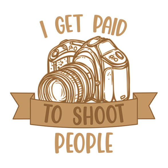 I get paid to shoot people-Párnahuzat, Díszpárnahuzat