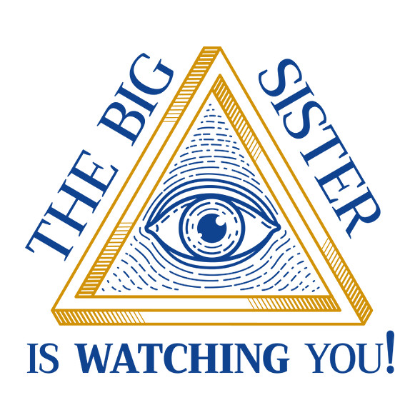 The big sister is watching you!-Vászontáska