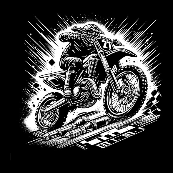 motocross-Vászontáska