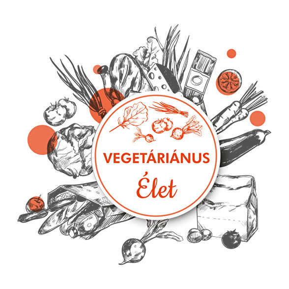 Vegetáriánus élet-Vászontáska