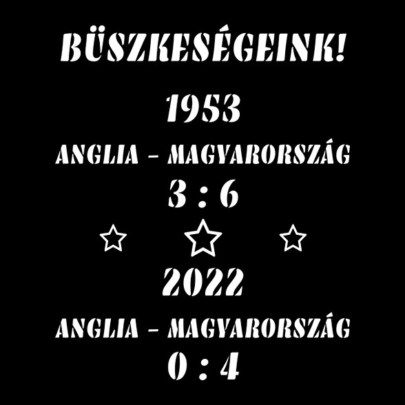 Anglia - Magyarország fehér-Vászontáska