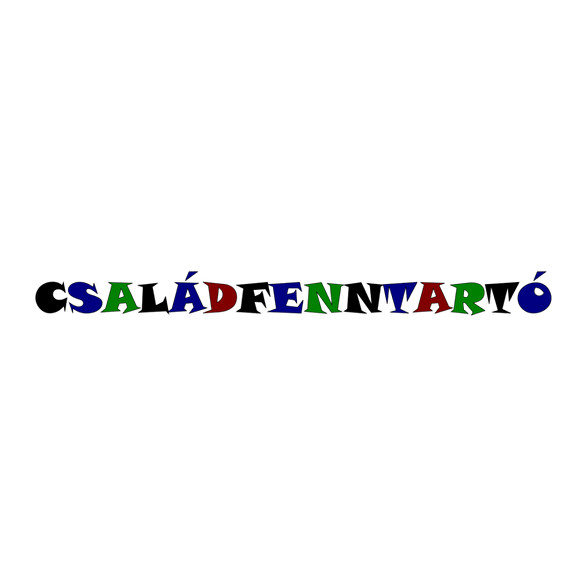 Családfenntartó - színes-Vászontáska