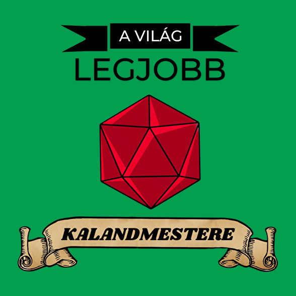 A Világ Legjobb Kalandmestere (Fekete)-Vászontáska