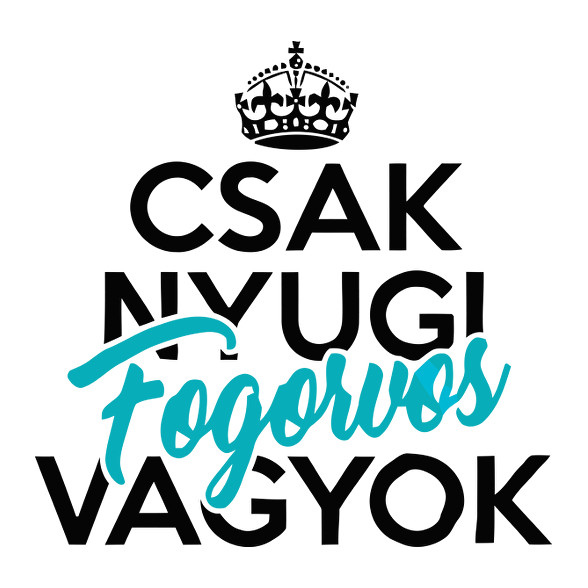 Fogorvos vagyok!-Vászontáska