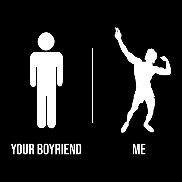 Your Boyfriend - Me - Zyzz Gym-Vászontáska