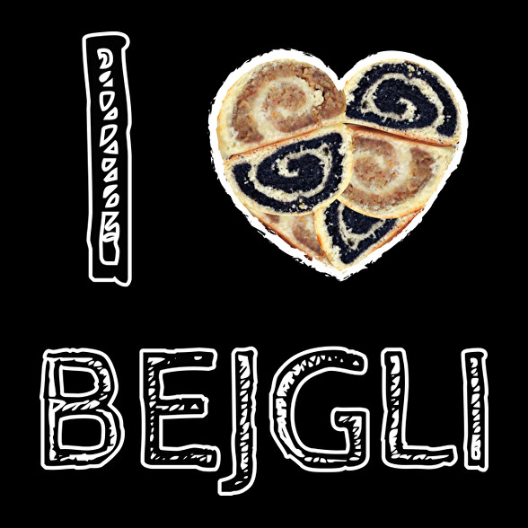 I love bejgli-Vászontáska