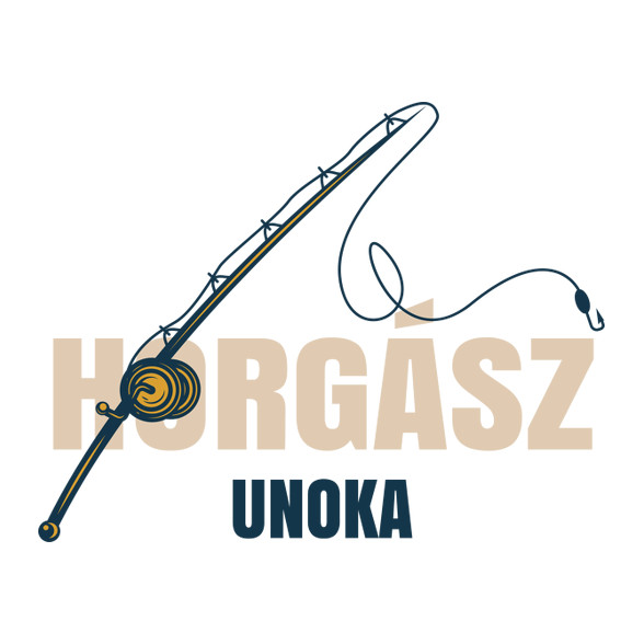 Horgász unoka-Vászontáska