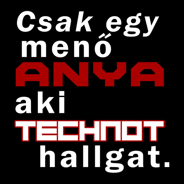 Anya, aki technot hallgat.-Telefontok