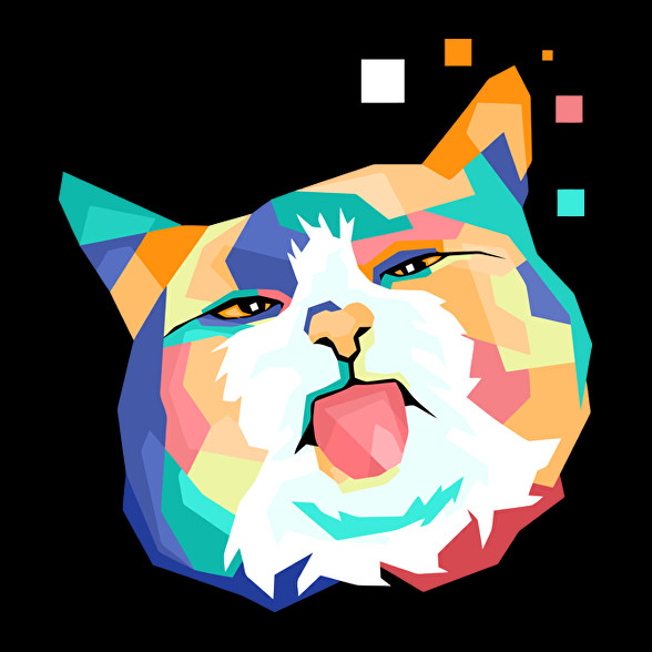 Colorfull cat-Telefontok