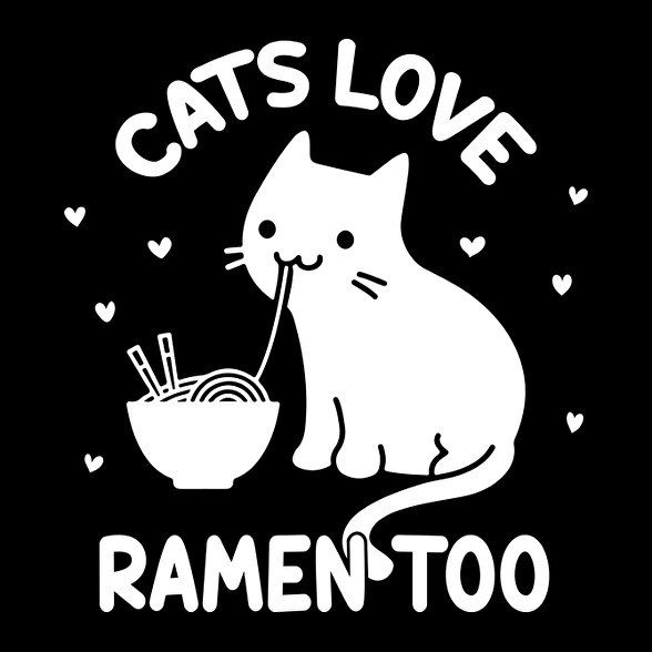 Cats love ramen too-Bögre